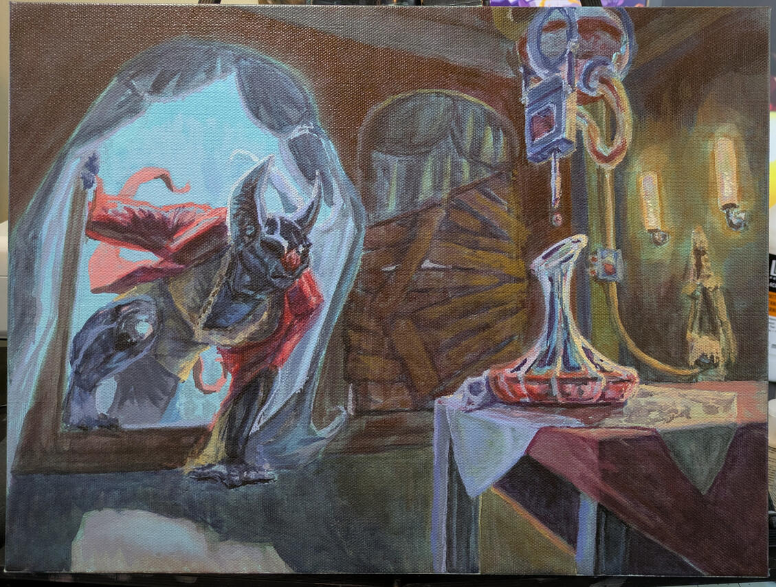 progress on painting